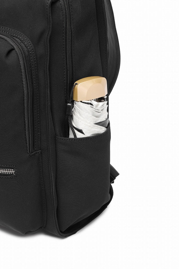 撥水スクエア型 収納ポケット多数 リュックサック 17-1230